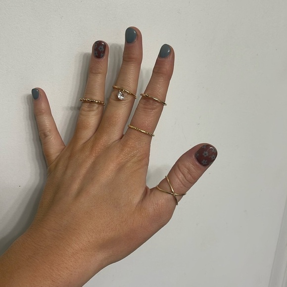 Bohemian Gold Ring Set 💛 Lot 16 - Picture 3 of 4